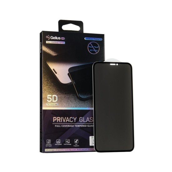 Скло захисне Gelius Pro 5D Privasy Glass for iPhone XS Max Black (00000070959) Скло захисне Gelius Pro 5D Privasy Glass for iPhone XS Max Black (00000070959)