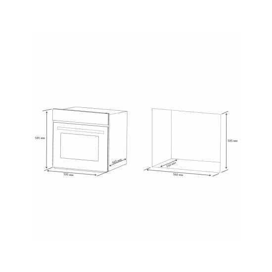 Духова шафа Jantar JANTAR MFC 6006 BL Духова шафа Jantar JANTAR MFC 6006 BL