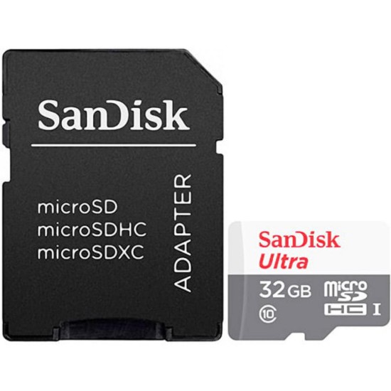 Карта пам'яті SanDisk 32GB microSD class 10 Ultra Light (SDSQUNR-032G-GN3MA) Карта пам'яті SanDisk 32GB microSD class 10 Ultra Light (SDSQUNR-032G-GN3MA)