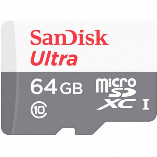 Карта памяти SanDisk 64GB microSD class 10 Ultra Light (SDSQUNR-064G-GN3MN) Карта памяти SanDisk 64GB microSD class 10 Ultra Light (SDSQUNR-064G-GN3MN)
