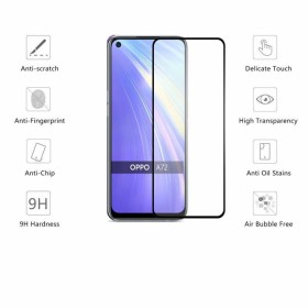 Стекло защитное Drobak OPPO A72 Full Cover Full Glue (Black) (121298) (121298)