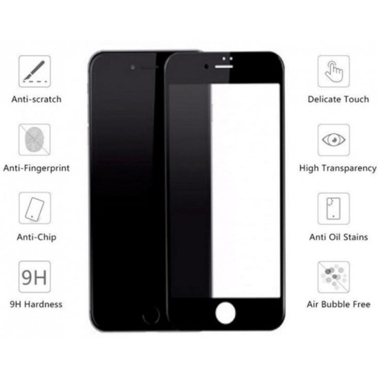 Скло захисне Drobak Apple iPhone 8 (Black) (121262) (121262) Скло захисне Drobak Apple iPhone 8 (Black) (121262) (121262)
