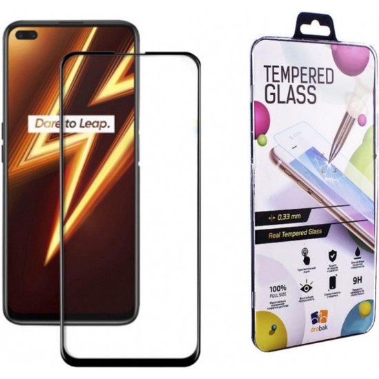 Скло захисне Drobak Realme 6 Pro (Black) (121267) (121267) Скло захисне Drobak Realme 6 Pro (Black) (121267) (121267)