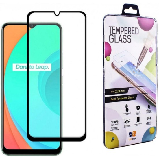 Скло захисне Drobak Realme C11 Full Cover Full Glue (Black) (222223) (222223) Скло захисне Drobak Realme C11 Full Cover Full Glue (Black) (222223) (222223)