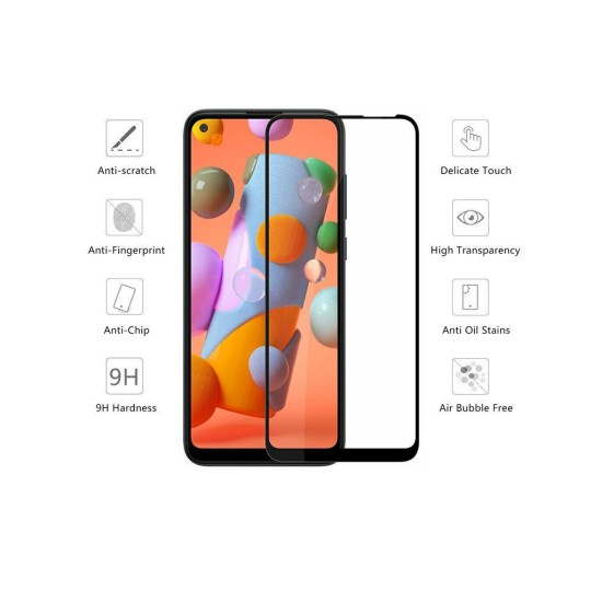 Скло захисне Drobak Samsung A11 (Black) (121276) (121276) Скло захисне Drobak Samsung A11 (Black) (121276) (121276)