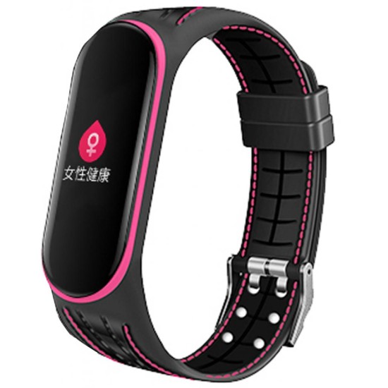 Ремінець до фітнес браслета BeCover Lattice Style для Xiaomi Mi Smart Band 5 Pink (705163) Ремінець до фітнес браслета BeCover Lattice Style для Xiaomi Mi Smart Band 5 Pink (705163)