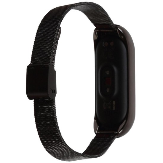 Ремінець до фітнес браслета BeCover Metal для Xiaomi Mi Smart Band 5 Black (705146) Ремінець до фітнес браслета BeCover Metal для Xiaomi Mi Smart Band 5 Black (705146)