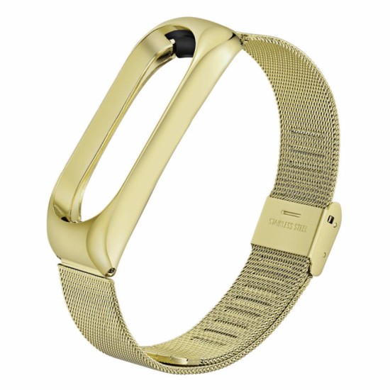 Ремінець до фітнес браслета BeCover Metal для Xiaomi Mi Smart Band 5 Gold (705148) Ремінець до фітнес браслета BeCover Metal для Xiaomi Mi Smart Band 5 Gold (705148)