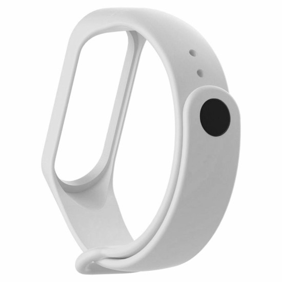 Ремінець до фітнес браслета BeCover Silicone для Xiaomi Mi Band 3/4 White (704650) Ремінець до фітнес браслета BeCover Silicone для Xiaomi Mi Band 3/4 White (704650)