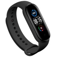 Ремешок для фитнес браслета BeCover Silicone для Xiaomi Mi Smart Band 5 Black (705062)