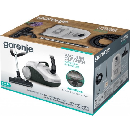 Пилосос Gorenje VCEA 21 GLW (VCEA21GLW) Пилосос Gorenje VCEA 21 GLW (VCEA21GLW)
