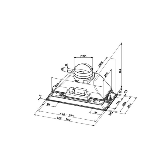 Витяжка кухонна Faber INKA SMART C LG A70