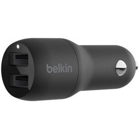 Зарядний пристрій Belkin Car Charger 24W Dual USB-A, USB-A - MicroUSB, 1m, black (CCE002BT1MBK) Зарядний пристрій Belkin Car Charger 24W Dual USB-A, USB-A - MicroUSB, 1m, black (CCE002BT1MBK)