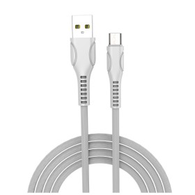 Дата кабель USB 2.0 AM to Micro 5P 1.0m line-drawing white ColorWay (CW-CBUM028-WH)