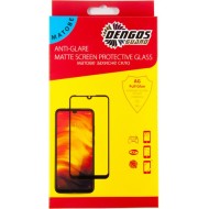 Скло захисне Dengos Full Glue Matte Samsung Galaxy A12 (A125), black frame (TGFG-MATT-34)