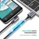Дата кабель USB 2.0 AM to Type-C 1.0m US284 Angled Alum. Braid Black Ugreen (50941) Дата кабель USB 2.0 AM to Type-C 1.0m US284 Angled Alum. Braid Black Ugreen (50941)
