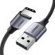 Дата кабель USB 2.0 AM to Type-C 2.0m US288 Aluminum Braid Black Ugreen (60128) Дата кабель USB 2.0 AM to Type-C 2.0m US288 Aluminum Braid Black Ugreen (60128)