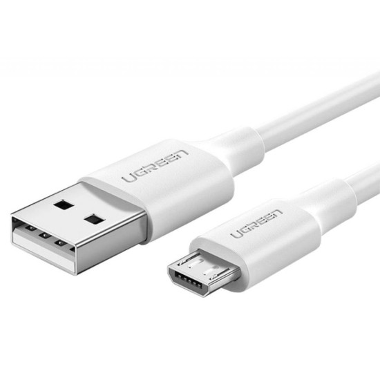Дата кабель USB 2.0 AM to Micro 5P 1.0m US289 White Ugreen (60141) Дата кабель USB 2.0 AM to Micro 5P 1.0m US289 White Ugreen (60141)