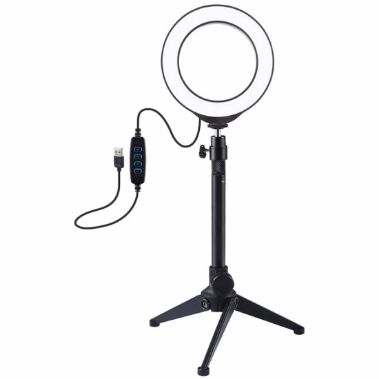 Набор блогера Puluz Ring USB LED lamp 4.7"+ table tripod (PKT3031) Набор блогера Puluz Ring USB LED lamp 4.7"+ table tripod (PKT3031)