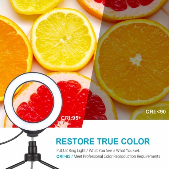 Набор блогера Puluz Ring USB LED lamp PU378 6.2" (PU378) Набор блогера Puluz Ring USB LED lamp PU378 6.2" (PU378)