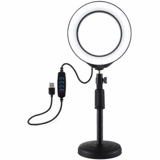 Набор блогера Puluz Ring USB LED lamp PU392 6.2" + table mount 18-28 см (PU392) Набор блогера Puluz Ring USB LED lamp PU392 6.2" + table mount 18-28 см (PU392)