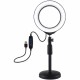 Набор блогера Puluz Ring USB LED lamp PU392 6.2" + table mount 18-28 см (PU392) Набор блогера Puluz Ring USB LED lamp PU392 6.2" + table mount 18-28 см (PU392)