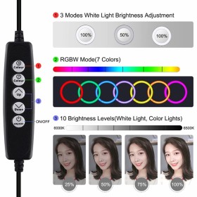 Набор блогера Puluz Ring USB LED lamp PKT3047B 6.2" + table mount (PKT3047B)