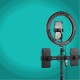 Набор блогера Puluz Ring USB RGBW LED lamp PKT3055B 10.2" + tripod 1.65 м (PKT3055B) Набор блогера Puluz Ring USB RGBW LED lamp PKT3055B 10.2" + tripod 1.65 м (PKT3055B)