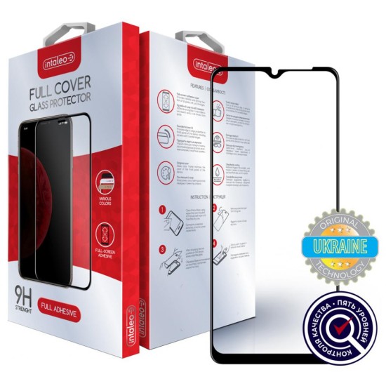 Стекло защитное Intaleo Full Glue для Samsung A12 black (1283126509490) Стекло защитное Intaleo Full Glue для Samsung A12 black (1283126509490)