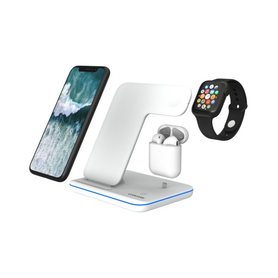 Зарядний пристрій Canyon 3in1 Wireless charger (CNS-WCS302W) Зарядний пристрій Canyon 3in1 Wireless charger (CNS-WCS302W)