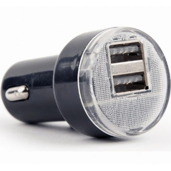 Зарядний пристрій EnerGenie USB 2.1A black (EG-U2C2A-CAR-02) Зарядний пристрій EnerGenie USB 2.1A black (EG-U2C2A-CAR-02)