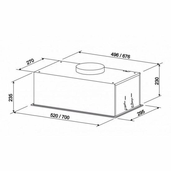 Вытяжка кухонная Eleyus GEMINI 1200 LED 52 WH Вытяжка кухонная Eleyus GEMINI 1200 LED 52 WH