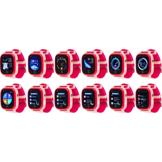 Смарт-годинник Amigo GO005 4G WIFI Kids waterproof Thermometer Pink (747018) Смарт-годинник Amigo GO005 4G WIFI Kids waterproof Thermometer Pink (747018)