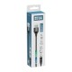 Дата кабель USB 2.0 AM to Lightning + Micro 5P + Type-C 1.0m Magnetic ColorWay (CW-CBUU038-BK)