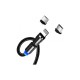 Дата кабель USB 2.0 AM to Lightning + Micro 5P + Type-C 1.0m Magnetic Ro ColorWay (CW-CBUU037-BK) Дата кабель USB 2.0 AM to Lightning + Micro 5P + Type-C 1.0m Magnetic Ro ColorWay (CW-CBUU037-BK)