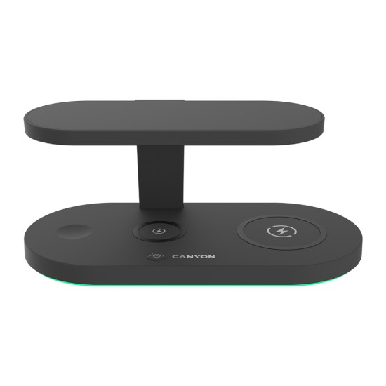 Зарядное устройство Canyon 5in1 Wireless charger with UV sterilizer (CNS-WCS501B) Зарядное устройство Canyon 5in1 Wireless charger with UV sterilizer (CNS-WCS501B)