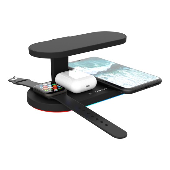 Зарядное устройство Canyon 5in1 Wireless charger with UV sterilizer (CNS-WCS501B) Зарядное устройство Canyon 5in1 Wireless charger with UV sterilizer (CNS-WCS501B)