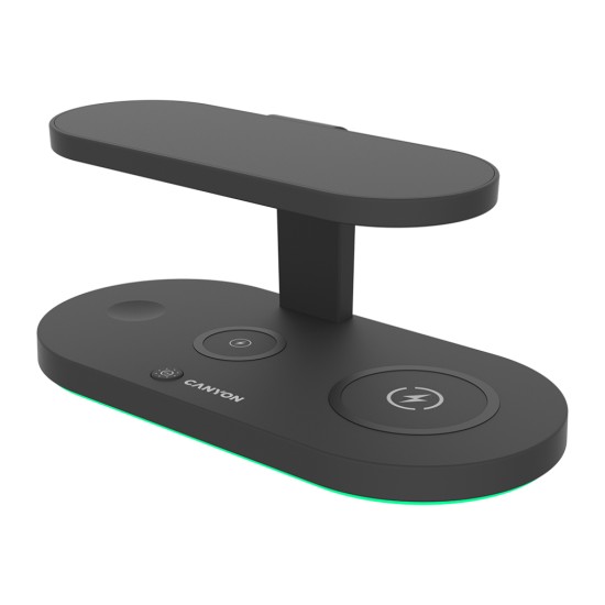Зарядное устройство Canyon 5in1 Wireless charger with UV sterilizer (CNS-WCS501B) Зарядное устройство Canyon 5in1 Wireless charger with UV sterilizer (CNS-WCS501B)