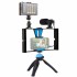 Набор блогера Puluz 4in1 (light, mount, phone holder, microphone) (PKT3023)