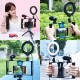 Набор блогера Puluz 4in1 (ring light, mount, phone holder, microphone) (PKT3025L) Набор блогера Puluz 4in1 (ring light, mount, phone holder, microphone) (PKT3025L)