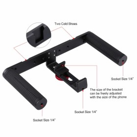 Набор блогера Puluz 4in1 (ring light, mount, phone holder, microphone) (PKT3028)