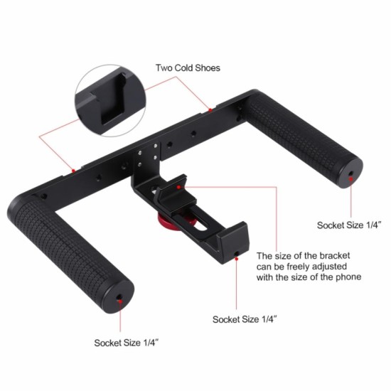 Набор блогера Puluz 4in1 (ring light, mount, phone holder, microphone) (PKT3028) Набор блогера Puluz 4in1 (ring light, mount, phone holder, microphone) (PKT3028)
