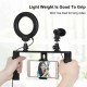 Набор блогера Puluz 4in1 (ring light, mount, phone holder, microphone) (PKT3028) Набор блогера Puluz 4in1 (ring light, mount, phone holder, microphone) (PKT3028)