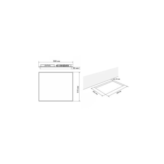 Варочна поверхня Eleyus IRMA 60 BL CF Варочна поверхня Eleyus IRMA 60 BL CF