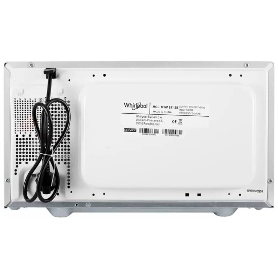 Мікрохвильова піч Whirlpool MWP251SB Мікрохвильова піч Whirlpool MWP251SB