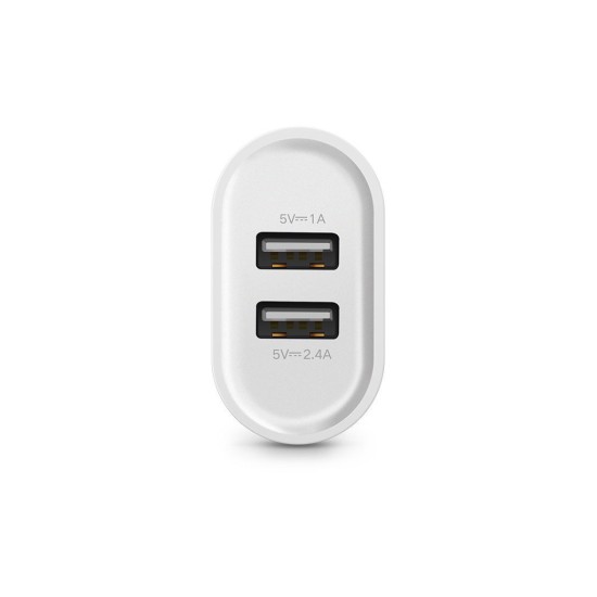 Зарядний пристрій Ugreen CD104 2xUSB 3.4A Charger (White) (20384) Зарядний пристрій Ugreen CD104 2xUSB 3.4A Charger (White) (20384)