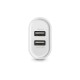 Зарядний пристрій Ugreen CD104 2xUSB 3.4A Charger (White) (20384) Зарядний пристрій Ugreen CD104 2xUSB 3.4A Charger (White) (20384)