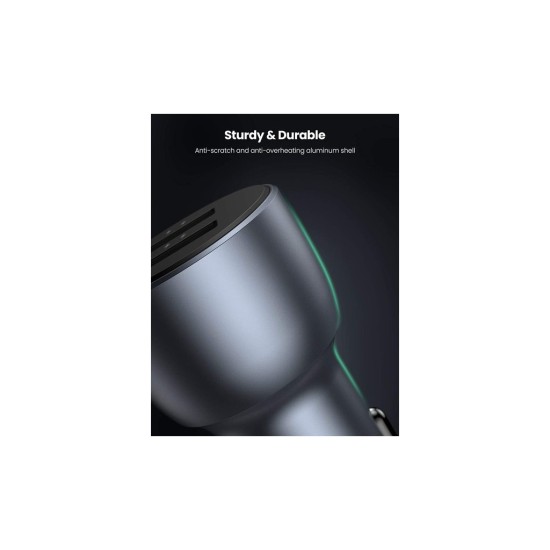 Зарядний пристрій Ugreen CD213 36W 2xUSB QC 3.0 3A Car Charger (Dark Blue) (10144) Зарядний пристрій Ugreen CD213 36W 2xUSB QC 3.0 3A Car Charger (Dark Blue) (10144)