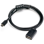 Дата кабель OTG USB 2.0 AF to Mini 5P 0.1m Atcom (12822)