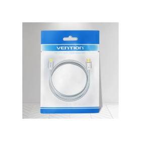 Кабель мультимедийный HDMI to HDMI 1.5m V2.1 8K 60Hz Silver Metal Type Vention (ALCIG)